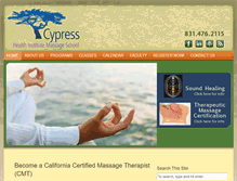 Tablet Screenshot of cypresshealthinstitute.com